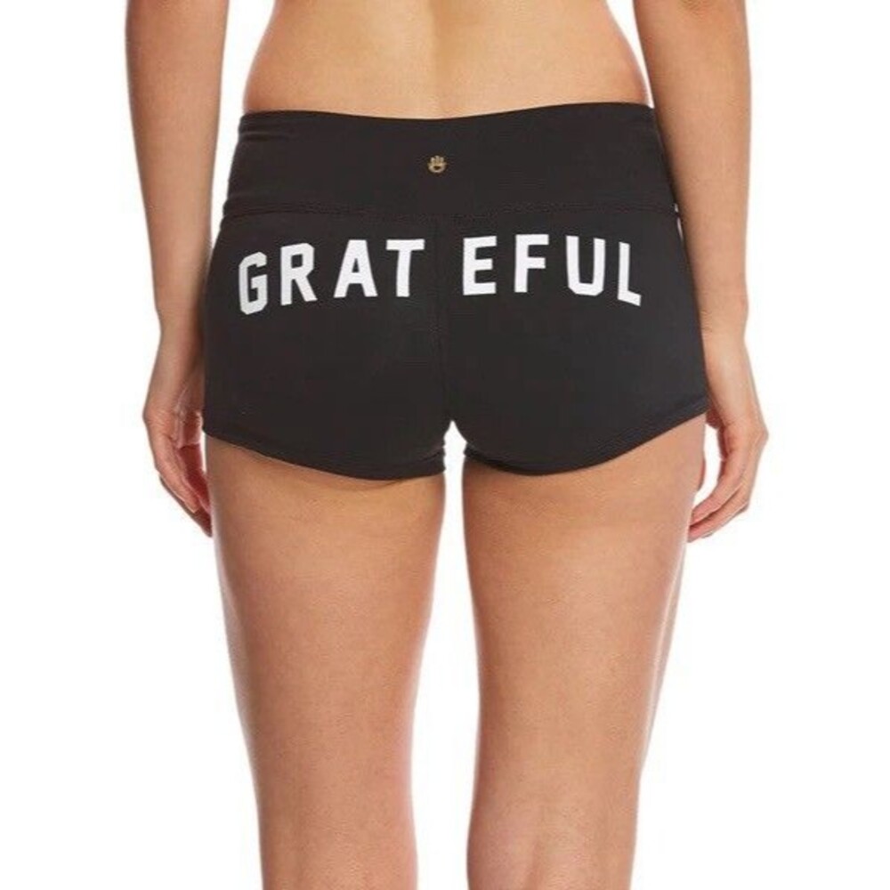 Spiritual Gangster Grateful Arch Hatha Yoga Shorts Size Small